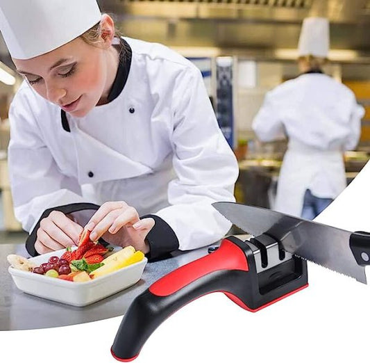 3-in-1 Knife Sharpener With Fruit And Meat